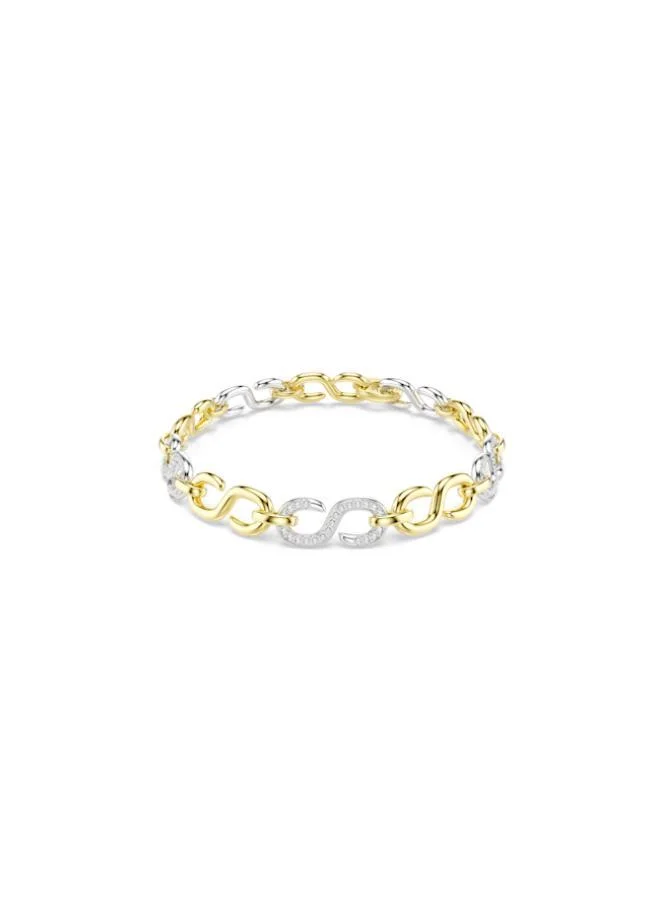Dextera Medium Crystal Mixed Plating Chain Bracelet